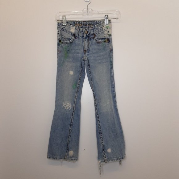 Distressed Worn Jeans - Picture 1 of 6